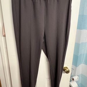 Brown EUC ponte leggings. Jjill sz XL